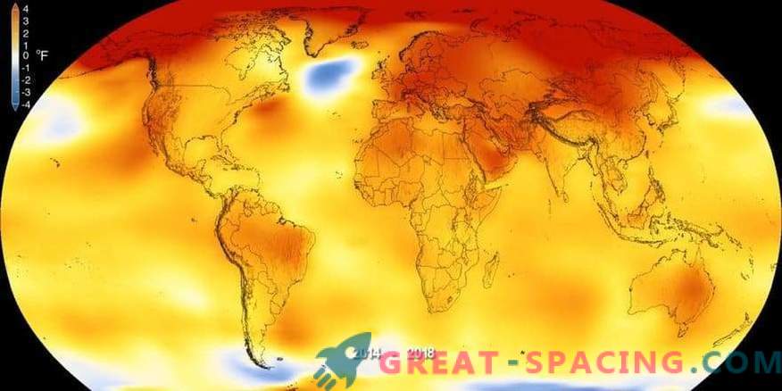 2018 a été la quatrième année la plus chaude de l'histoire