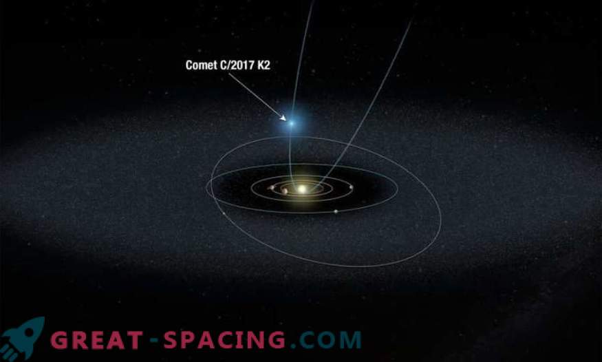 Hubble surveille la comète la plus distante
