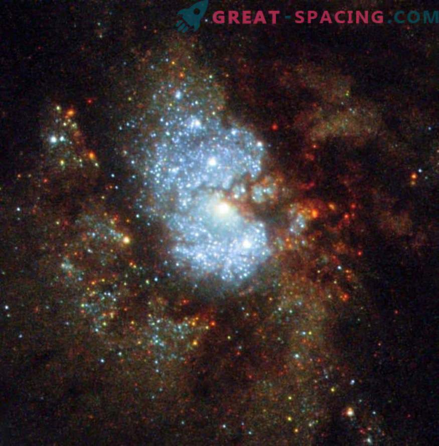 Galaxie cachée de Hubble
