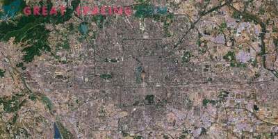 Beijing dans la cartographie satellitaire Sentinel-2