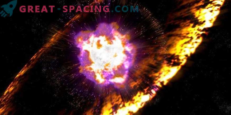 Les astronomes ont d'abord enregistré en détail une explosion de supernova.