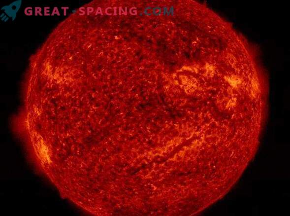 bombes photographiques solaires de l'observatoire spatial terrestre