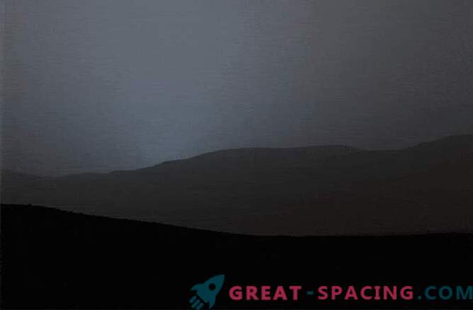 Curiosity capture un charmant coucher de soleil sur Mars