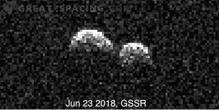 Les observatoires s’unissent pour étudier un double astéroïde rare.