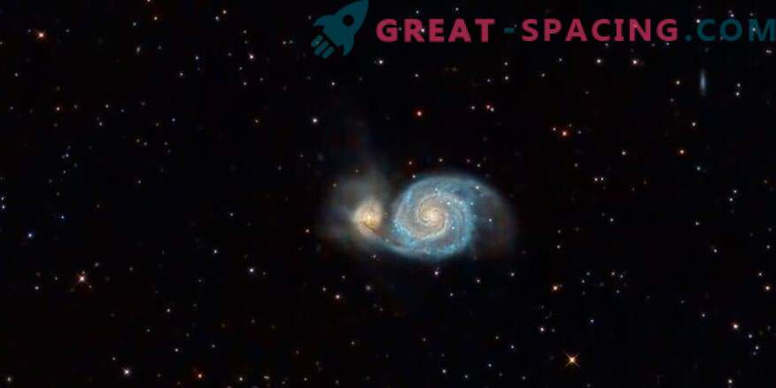 Un nuage d'hydrogène ionisé géant a été trouvé dans la galaxie de Whirlpool